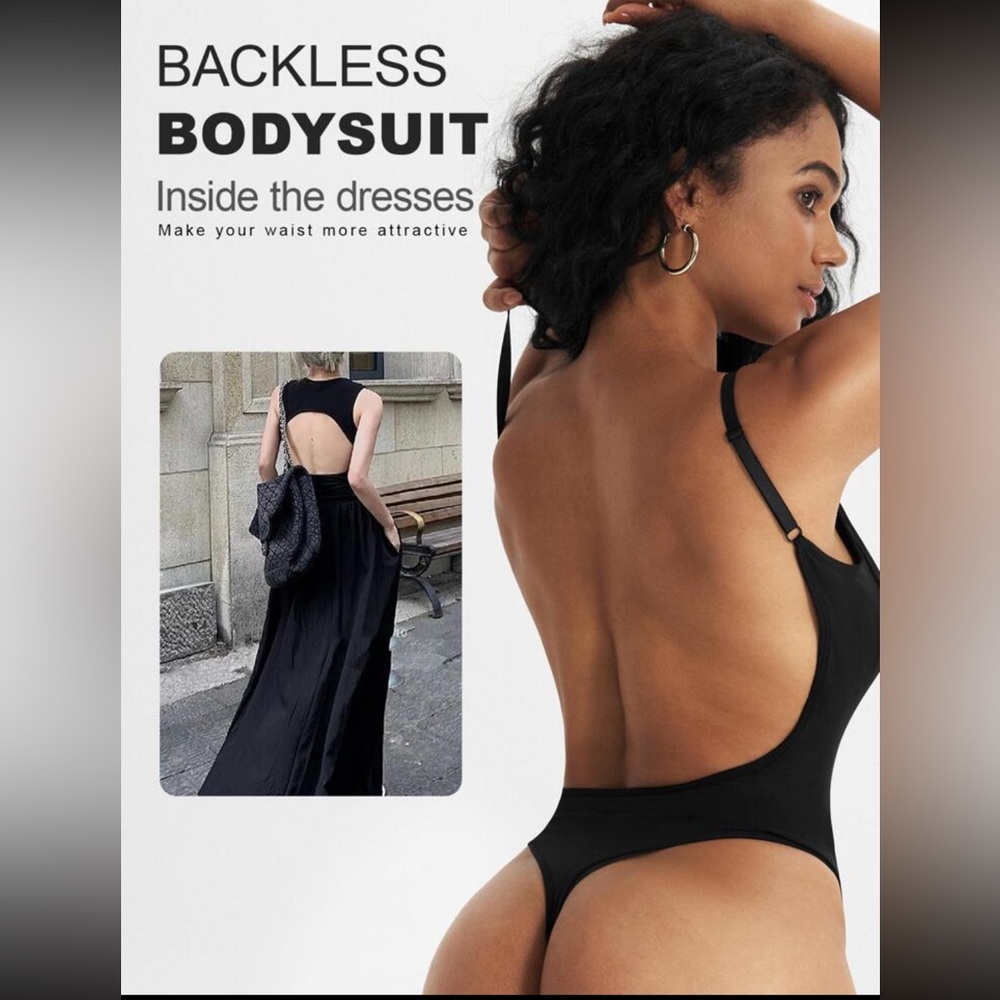 Brand New backless body contour suit